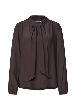 Street One, LANGARM BLUSE MIT SCHLEIFENDETAIL - Blouse - ruby vine