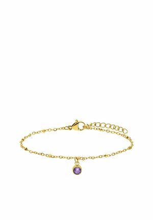 BIRTHSTONE - Armband - gold-coloured/light purple