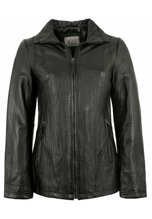 7eleven HANNE/ L - Lederjacke - schwarz