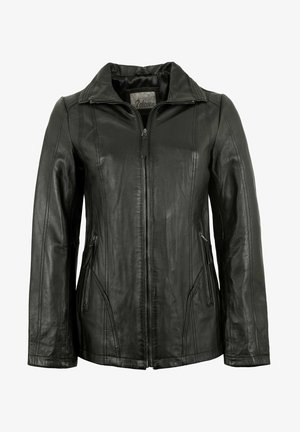7eleven HANNE/ L - Lederjacke - schwarz
