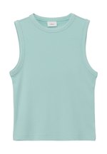 Glitzer T-Shirt Ozeangrün - Kinder Größe 128/134 Mit Funkelndem Print