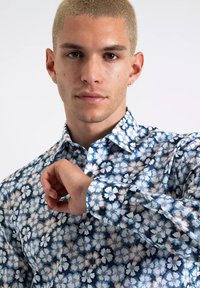 OLYMP FLORAL - Hemd - bleu