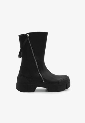 GOSPEL - Enkellaarsjes met plateauzool - nero