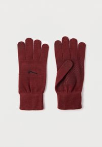 TECH AND GRIP UNISEX - Fingerhandschuh - dark red/black