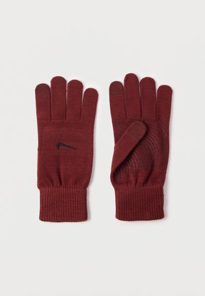 GRIP UNISEX - Fingerhandschuh - dark red/black