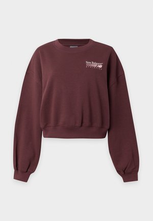 New Balance, TRACKSIDE FRENCH CREW - Суитшърт - cherry