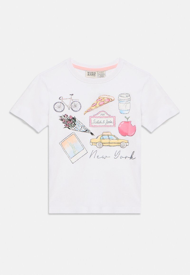 Scotch & Soda T-shirt print wit