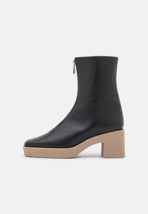 Bottines à plateau - black