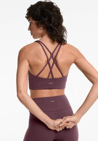 OYSHO STRAPPY BACK - Sportski grudnjak s blagom potporom - mottled pink