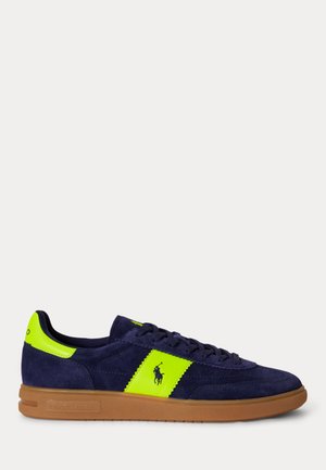 BEDFORD SUEDE SNEAKER UNISEX - Sneakers basse - navy/safety yellow