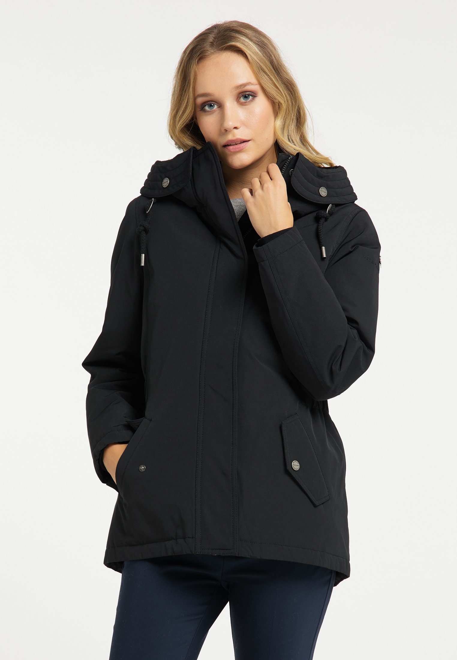 Manteaux femme DreiMaster | ZALANDO Dreimaster Parka, Manteau Femme, Noir (Schwarz 9), 36