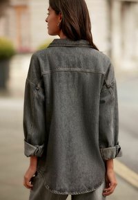 Next SEAM FRONT TALL - Skjortebluser - washed black