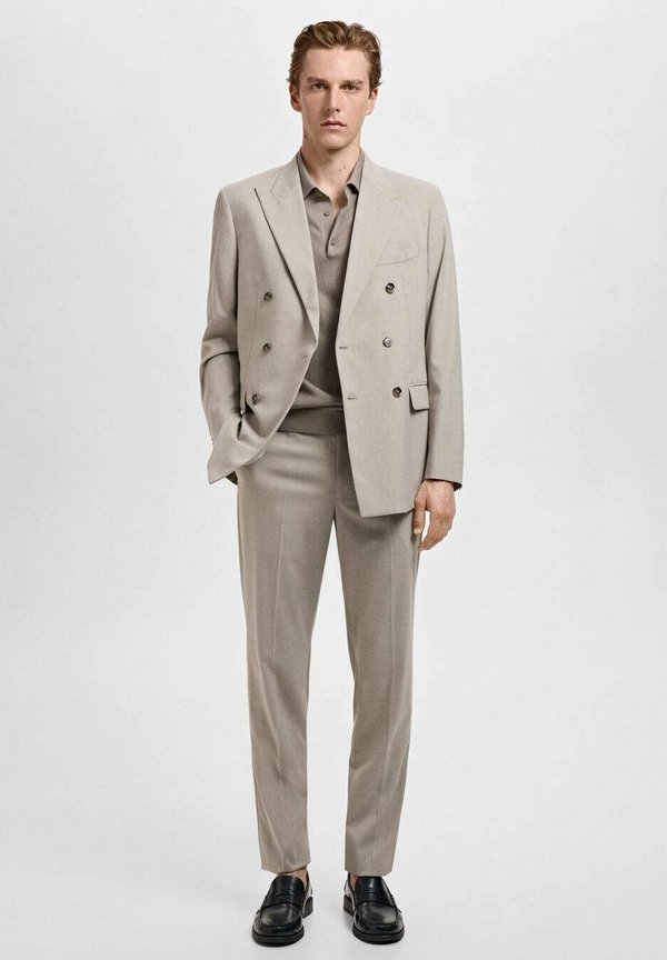 MONACO DOUBLE BREASTED - Suit jacket - beige3