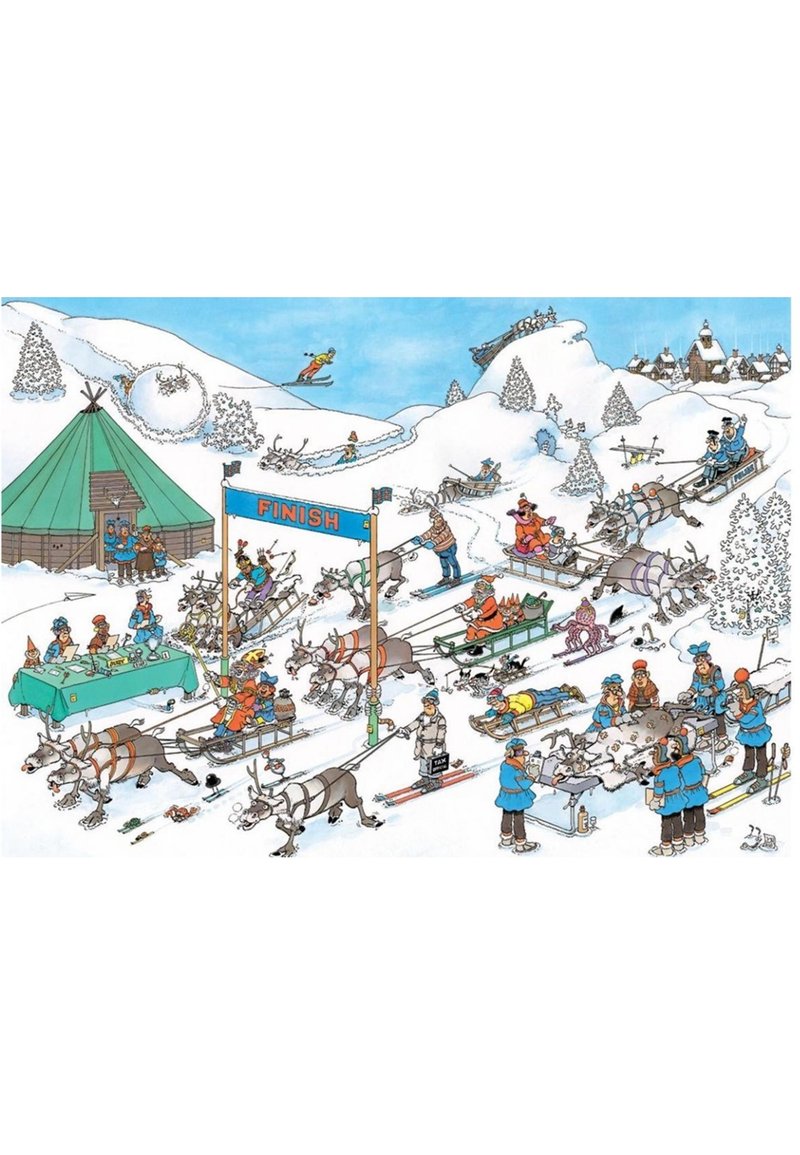 Kinder Kuscheltiere | Jumbo RENDIER RACE Puzzle multicoloured/mehrfarbig - RB39267 Kinder Kuscheltiere | Jumbo RENDIER RACE Puzzle multicoloured/mehrfarbig - RB39267