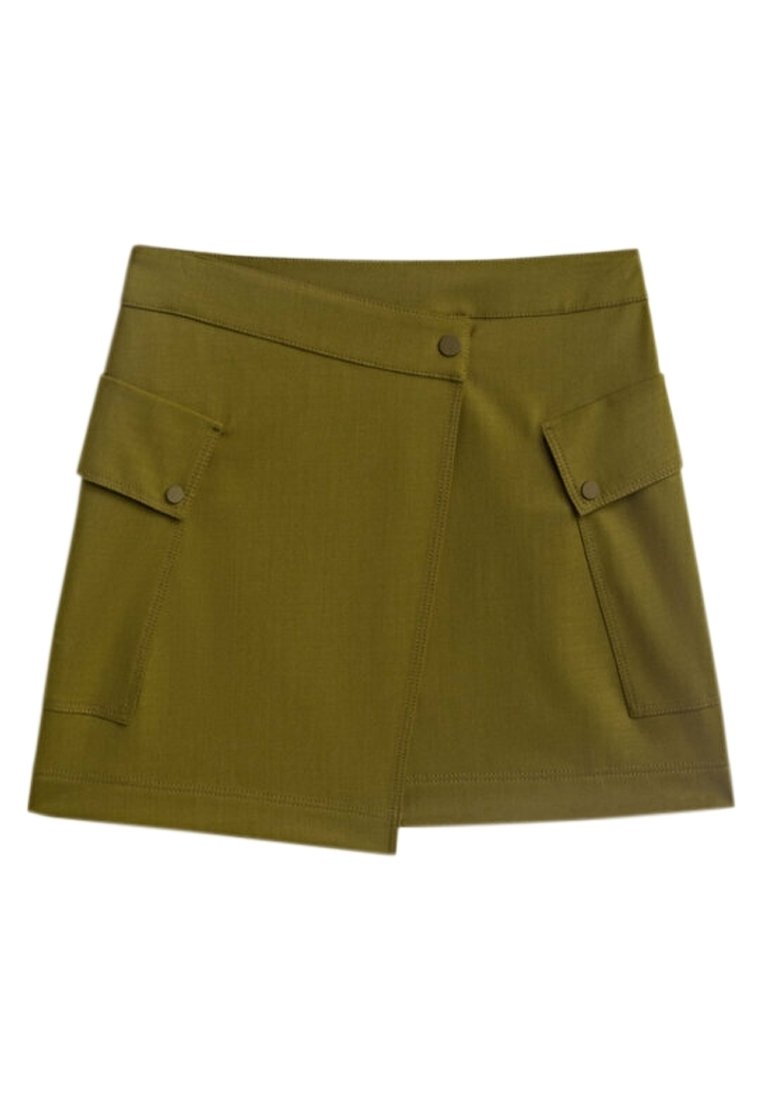 Massimo Dutti Gonna a campana - khaki