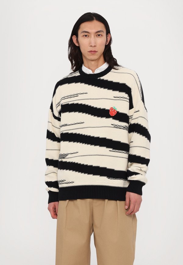 STRIPED RASPBERRY SWEATER UNISEX - Jumper4