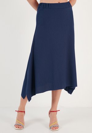 A-line skirt - indigo