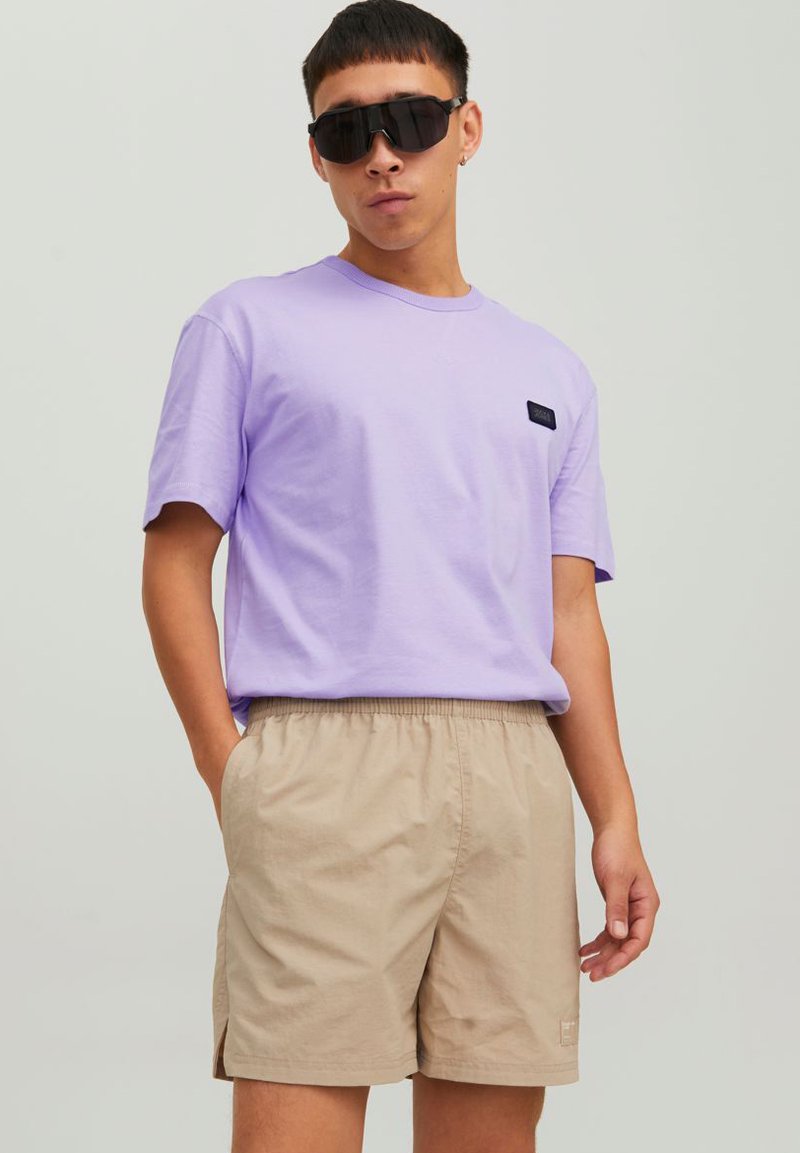 Jack & Jones Kapüşon Yaka Turuncu Erkek Sweatshırt 12216342_Jcoclassic Waffle Sweat Ho - 1260092