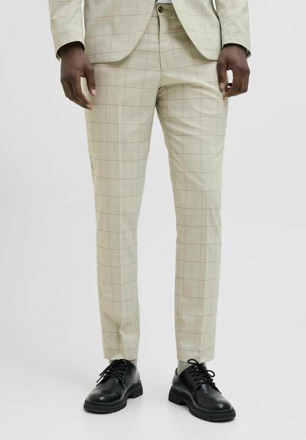 KARO - Anzughose - aqua gray