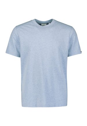 NO EXCESS, WITH ROUND NECK - T-shirt basique - blue