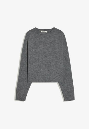 Bershka, CREW NECK-JUMPER - Pullover - grey