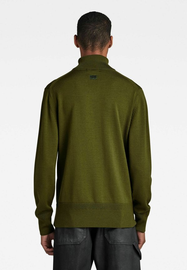 PREMIUM CORE TURTLE  - Jumper - dark olive4