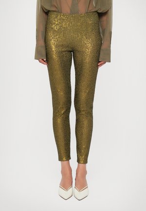CROPPED WAISTBAND - Legging - bark
