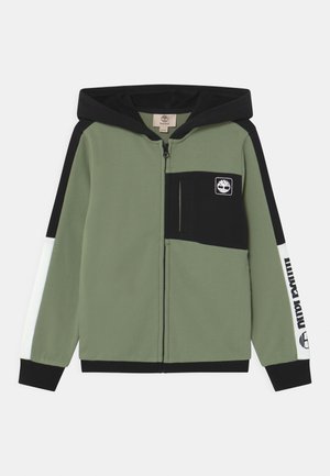 Hoodie met rits - green