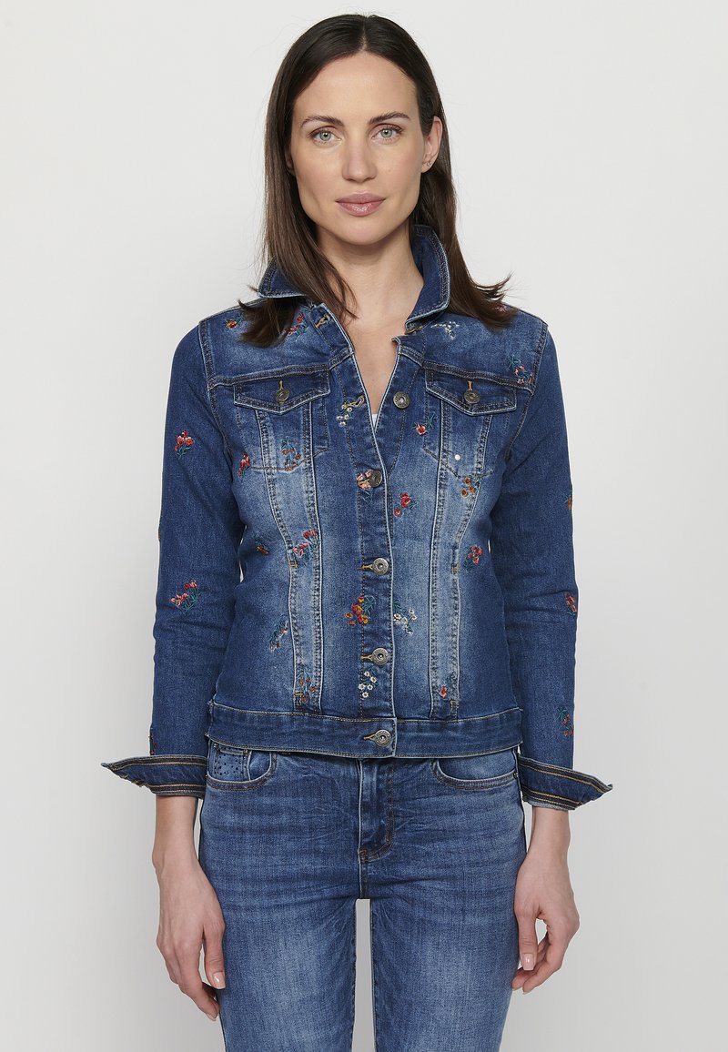 Koroshi Traper jakna - azul med medium blue