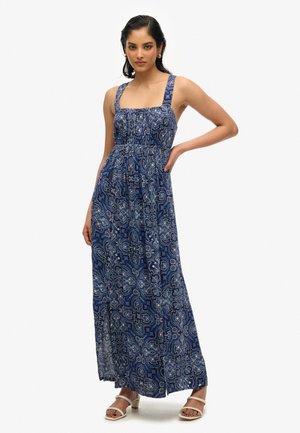 Superdry & Co Maxikleid - paisley bandana navy