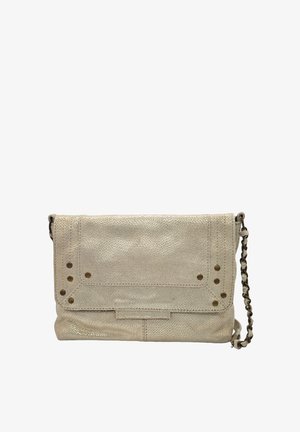 Pieces Sac bandoulière - beige metallic