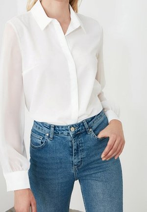 Overhemdblouse - white