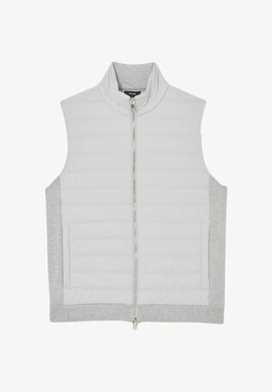 Reiss, NEWFORD FUNNEL-NECK REGULAR FIT - Waistcoat - soft grey