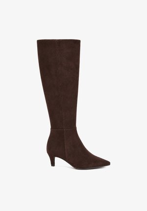 Day Vine, DAY VINE STIEFEL LOW STILETTO HEEL KNEE HIGH - Botas - braun