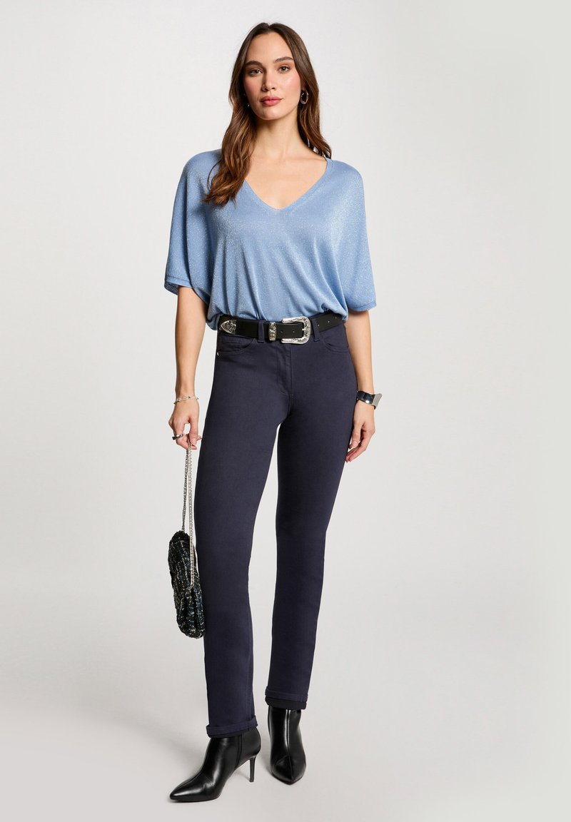 Pantalon Slim Poches Blanc Morgan Femme - 2531469-blanc0