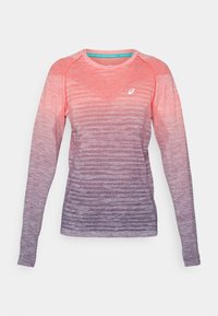 SEAMLESS LS TOP - Long sleeved top - coral reef/greyish purple