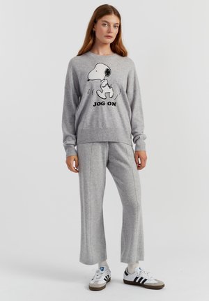 JOG ON SNOOPY - Trui - light grey