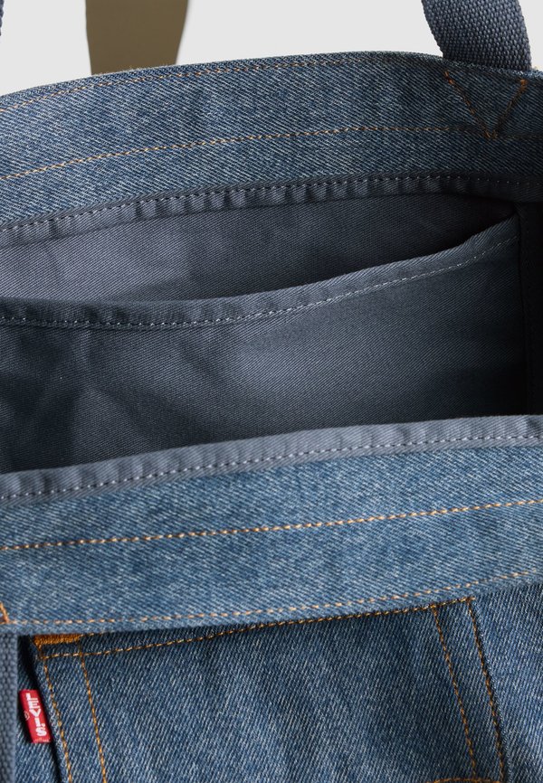 BACK POCKET TOTE UNISEX - Tote bag - indigo mid wash4