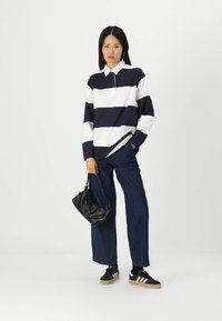 Pieces PCFRIDA - Μπλούζα με μακριά μανίκια - maritime blue