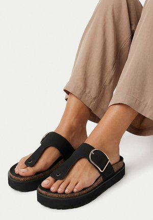DeeZee, DEEZEE WOMEN'S FLIP-FLOPS BLACK - Zehentrenner - black