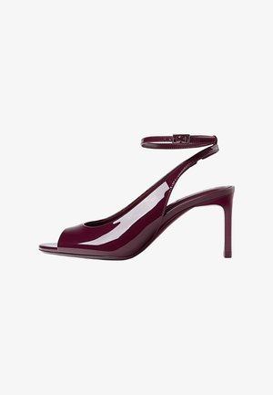 High Heel Peeptoe - dark red
