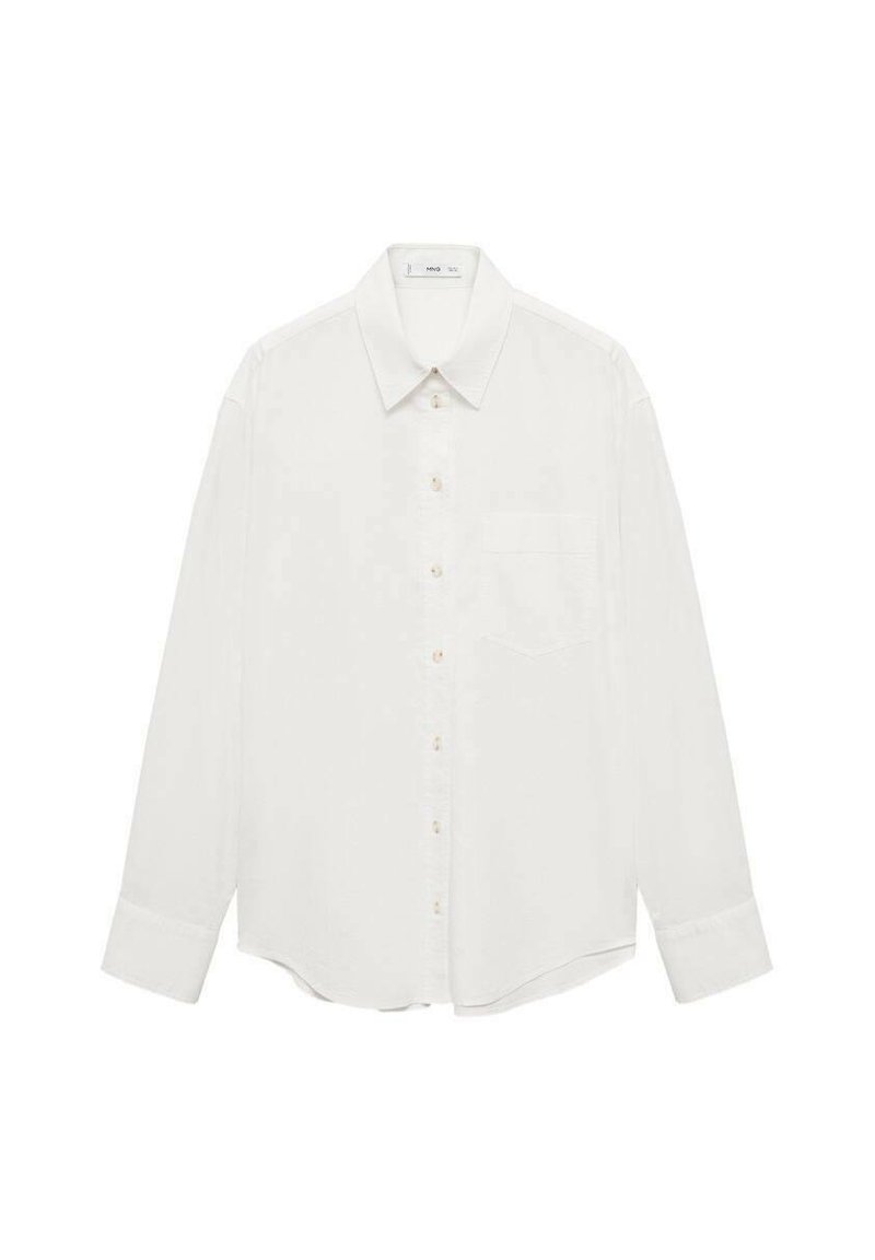 Mango Overhemdblouse crème Mango Overhemdblouse crème