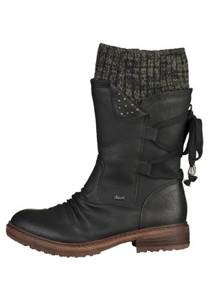 Snørestøvler - black