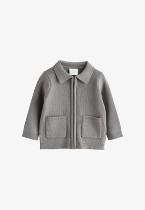 Next, REGULAR FIT - ZIP FRONT - Kardigán - charcoal grey
