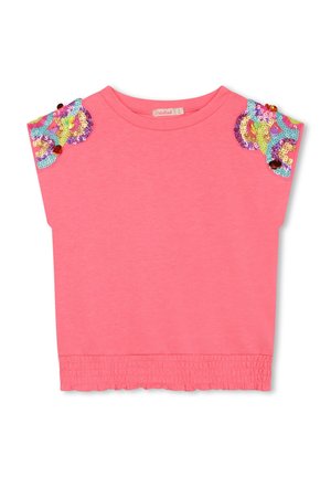 LOOSE FITTING - T-shirt con stampa - rose fluo