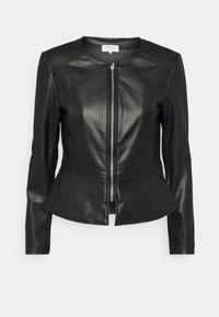 ONLSARAMY JACKET - Faux leather jacket - black