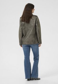Culture DREW - Jakna iz umetnega usnja - black wash