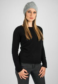 Dalle Piane Cashmere BRAIDED - Čepice - grey