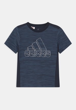 Print T-shirt - legink/creblu/white