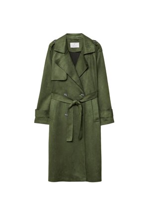 Stradivarius Trenchcoat - green